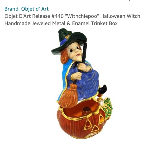 Artform Witchiepoo Halloween Enamel Trinket - Picture 13 of 15